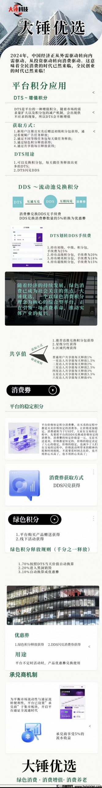 大锤尤选内测上线，卷轴+去中芯化+消费全F，首码对接，扶持置顶-汇一线首码网