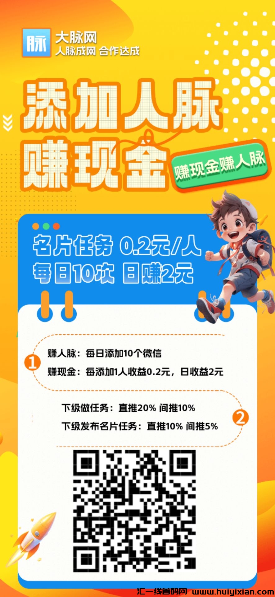 大脉网首發，**零撸项目-汇一线首码网