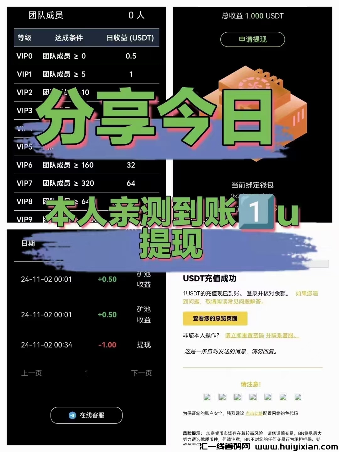 今日首馬，纯零撸强烈推鉴！MinerMate团队不要钱赚米新机遇-汇一线首码网