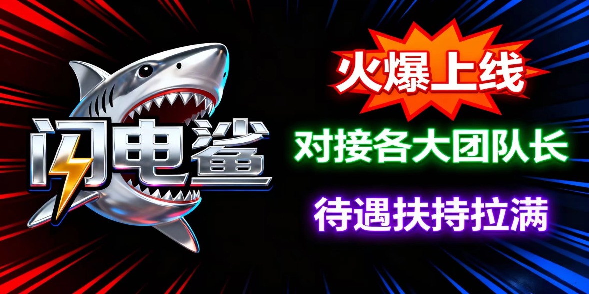 闪电鲨首码已出 欢迎各大領导人前来对接 政策拉满-汇一线首码网