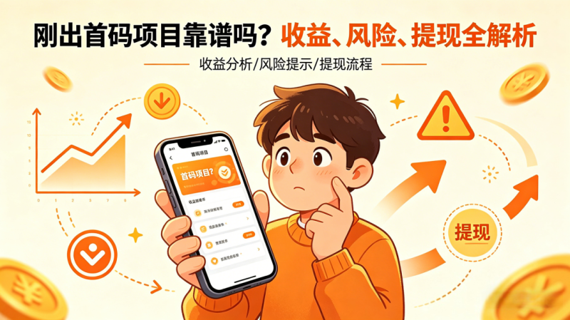 刚出首码项目靠谱吗?收益、风险、提现全解析_汇一线首码网-汇一线首码网
