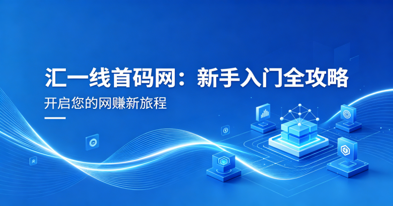 汇一线首码网是做什么的?新手使用指南老玩家实操拆解!-汇一线首码网
