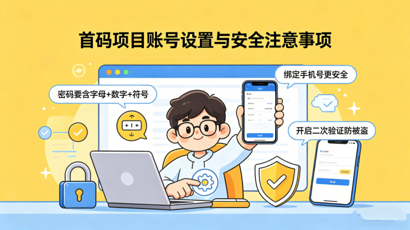 首码项目账号设置与安全注意事项_汇一线首码网-汇一线首码网