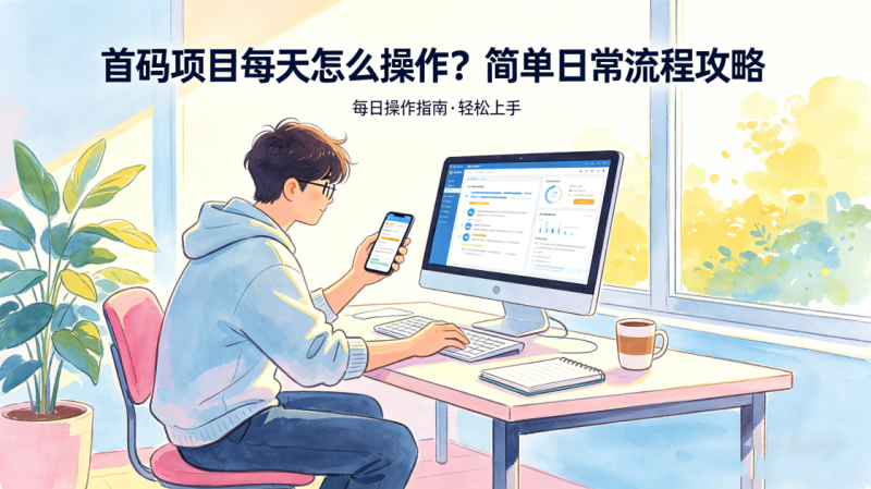 首码项目每天怎么操作？简单日常流程攻略_汇一线首码网-汇一线首码网