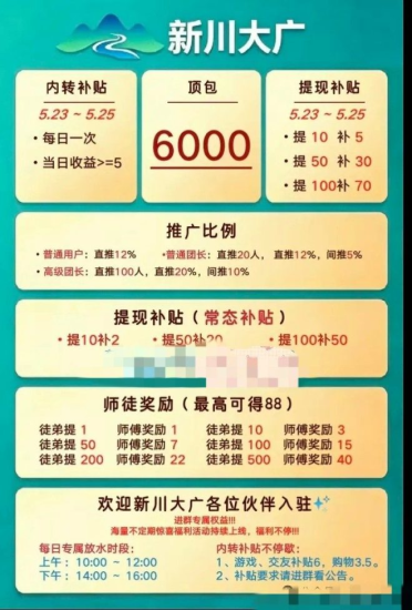 广告撸金——新川大广,零撸广告赚,提10补5到账15米-汇一线首码网