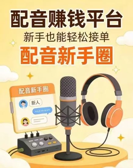 广告配音、剧情解说、有声小说等多种类型，适合新手快速练手-汇一线首码网