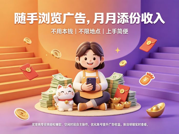 首码趣享纯零撸看页面广告长期稳定项目-汇一线首码网