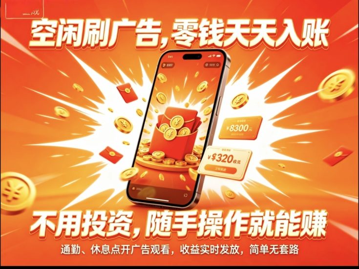 首码趣享零撸看广告黑马稳定长久养老收益风口-汇一线首码网